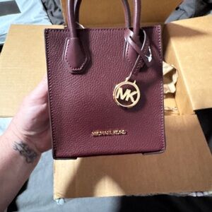 Michael Kors Burgundy Mini Bag